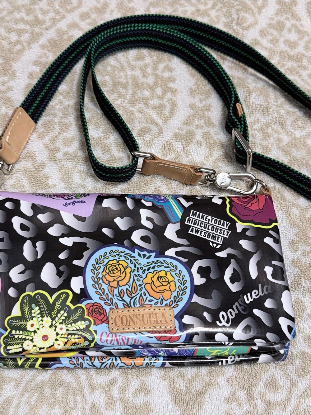 Consuela Zoe Upton Crossbody with Colorful Patches